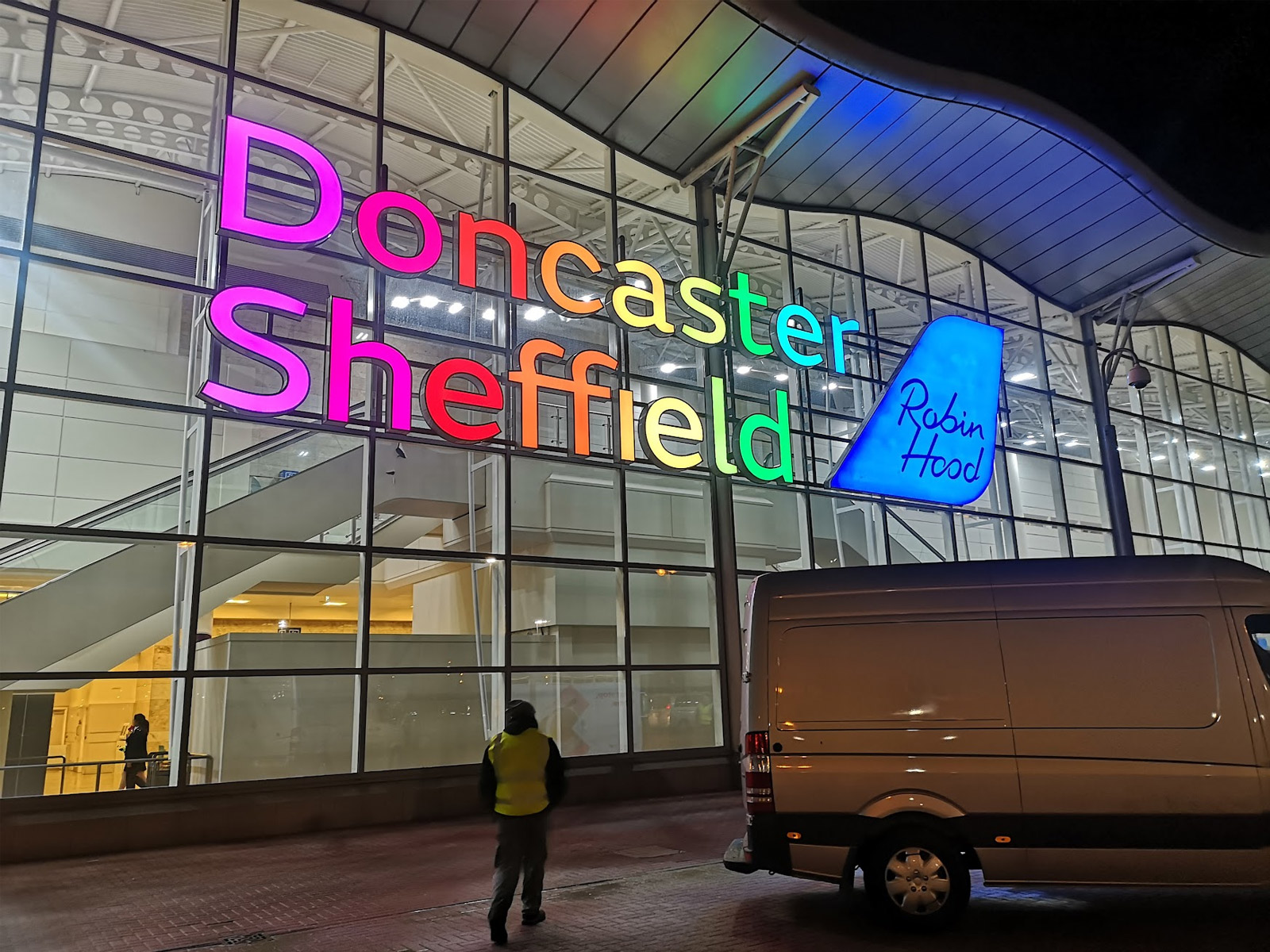 Doncaster Sheffield Airport Signage
