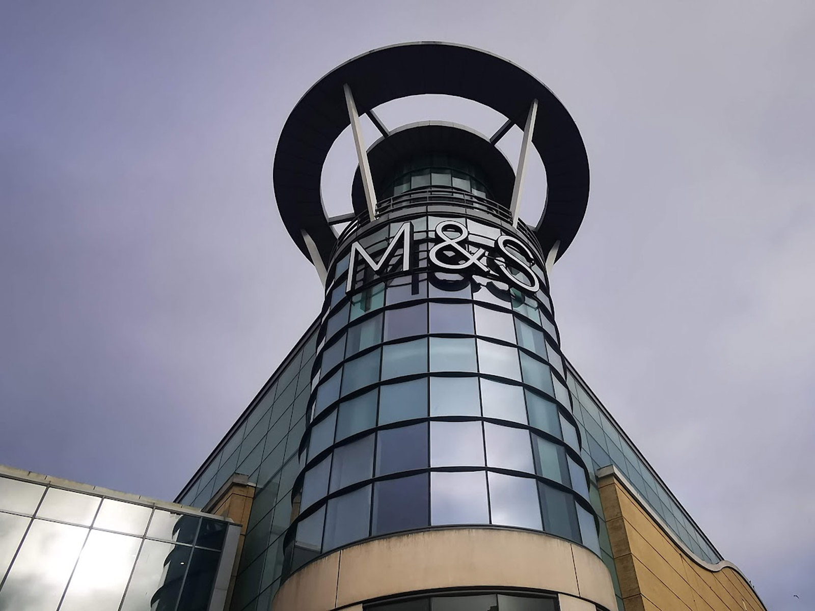 M&S High-Level Brand Signage